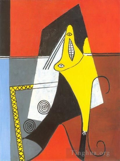 Pablo Picasso Andere Malerei - Femme dans un fauteuil 4 1927