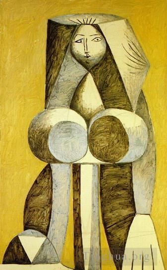 Pablo Picasso Andere Malerei - Femme-Debüt 1946