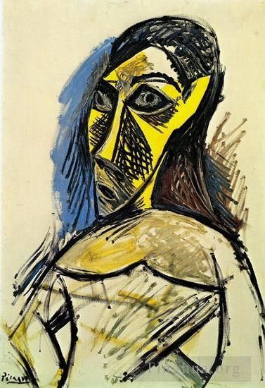 Pablo Picasso Andere Malerei - Femme nue tude 1907
