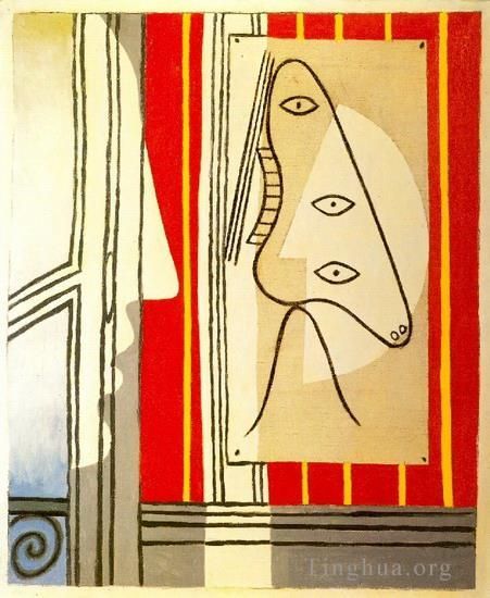 Pablo Picasso Andere Malerei - Figur und Profil 1928