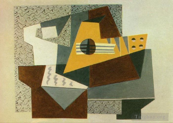 Pablo Picasso Andere Malerei - Gitarre 1924