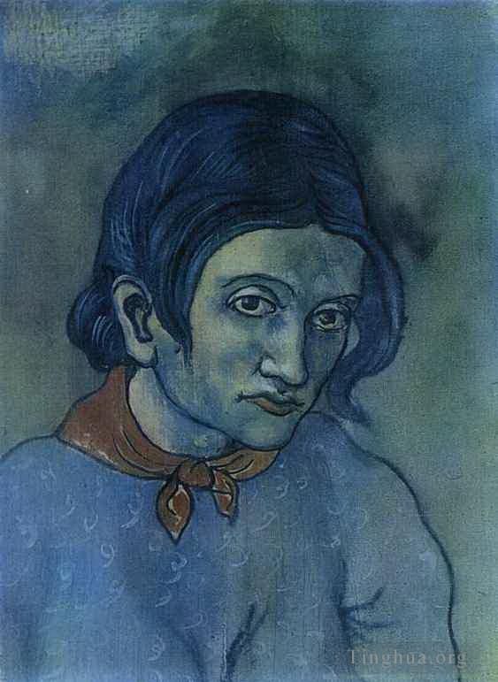 Pablo Picasso Andere Malerei - Kopf einer Frau 1901903