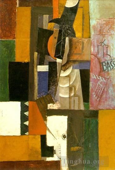 Pablo Picasso Andere Malerei - Homme a la Guitare 1912 2