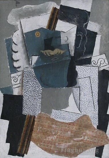 Pablo Picasso Andere Malerei - Homme a la Schnurrbart 1914