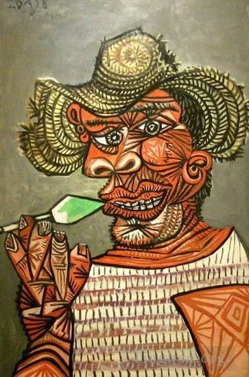 Pablo Picasso Andere Malerei - Homme a la sucette 1938