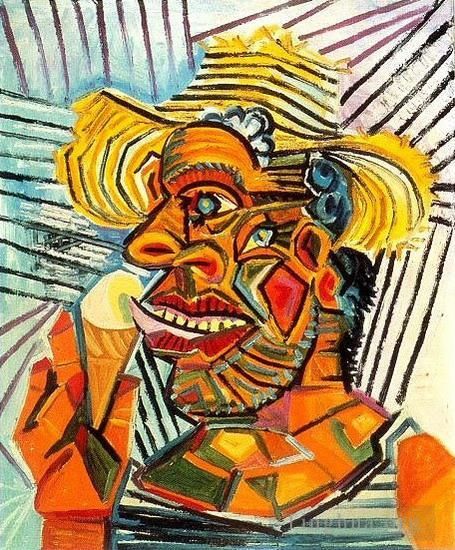 Pablo Picasso Andere Malerei - Homme au cornet de glace 1938