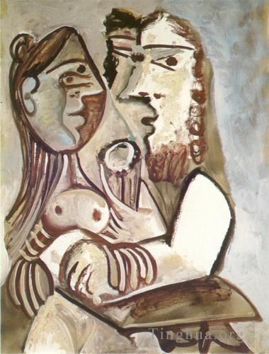 Pablo Picasso Andere Malerei - Homme et Femme 1971