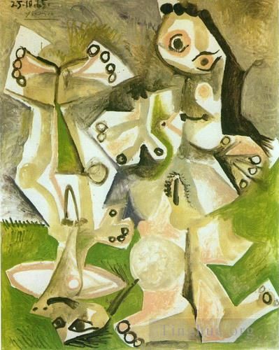 Pablo Picasso Andere Malerei - Homme et Femme aus dem Jahr 1965