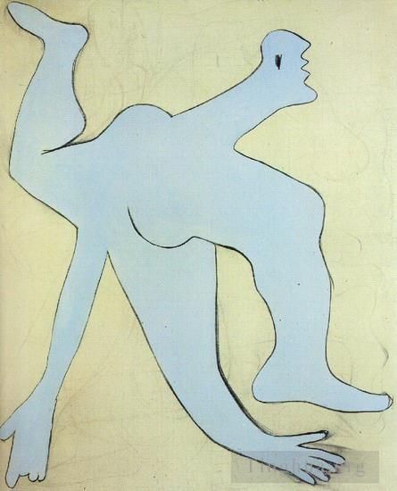 Pablo Picasso Andere Malerei - L acrobate bleu 1929
