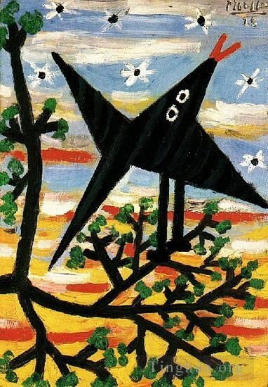Pablo Picasso Andere Malerei - Loiseau 1928
