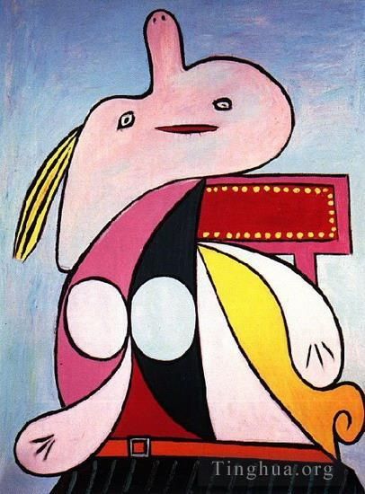 Pablo Picasso Andere Malerei - La ceinture jaune Marie Therese Walter 1932