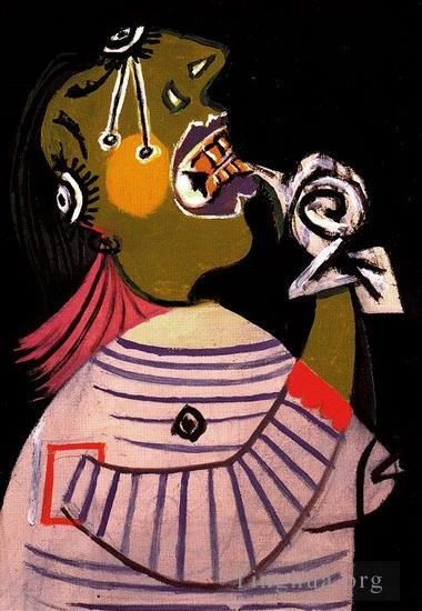 Pablo Picasso Andere Malerei - La femme qui pleure 14 1937