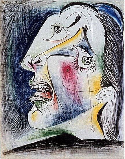 Pablo Picasso Andere Malerei - La femme qui pleure 1937