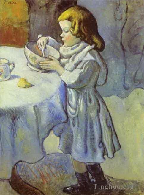 Pablo Picasso Andere Malerei - Le Gourmet 1901