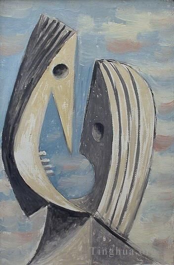 Pablo Picasso Andere Malerei - Le Baiser 1929
