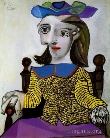 Pablo Picasso Andere Malerei - Le chandail jaune Dora 1939
