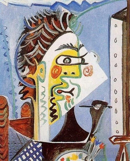 Pablo Picasso Andere Malerei - Le peintre 1963