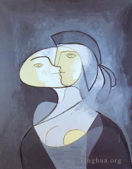 Pablo Picasso Andere Malerei - Marie Therese Gesicht und Profil 1931