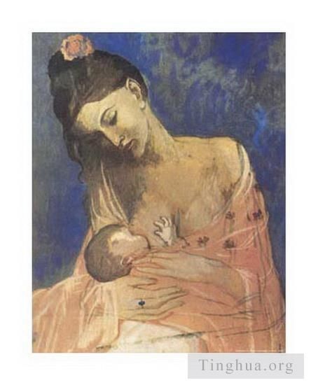 Pablo Picasso Andere Malerei - Mutterschaft 1905