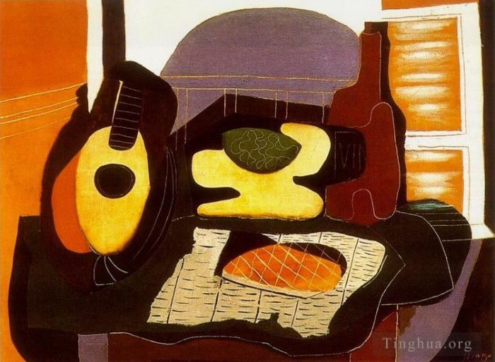 Pablo Picasso Andere Malerei - Nature morte a la galette 1924
