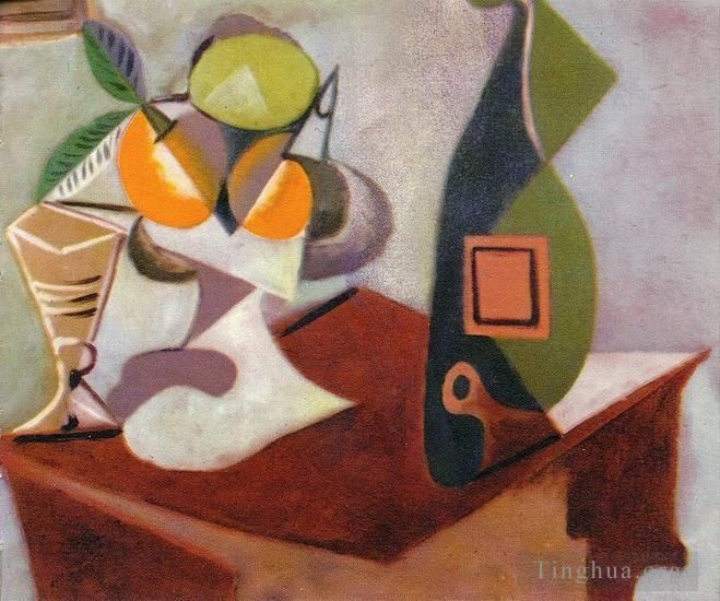 Pablo Picasso Andere Malerei - Nature morte au citron et aux oranges 1936