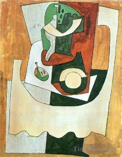 Pablo Picasso Andere Malerei - Nature morte au gueridon et al. 1920