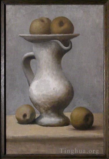 Pablo Picasso Andere Malerei - Nature morte au pichet et aux pommes 1913