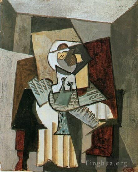 Pablo Picasso Andere Malerei - Nature morte au pigeon 1919