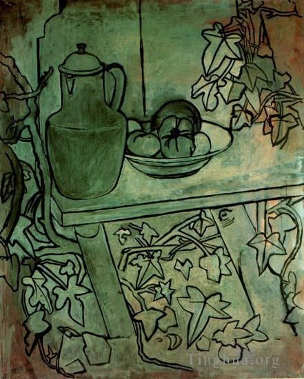 Pablo Picasso Andere Malerei - Nature morte aux tomates 1920