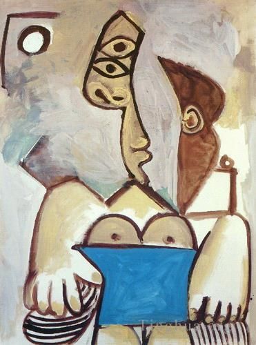 Pablo Picasso Andere Malerei - Nu assist 1971