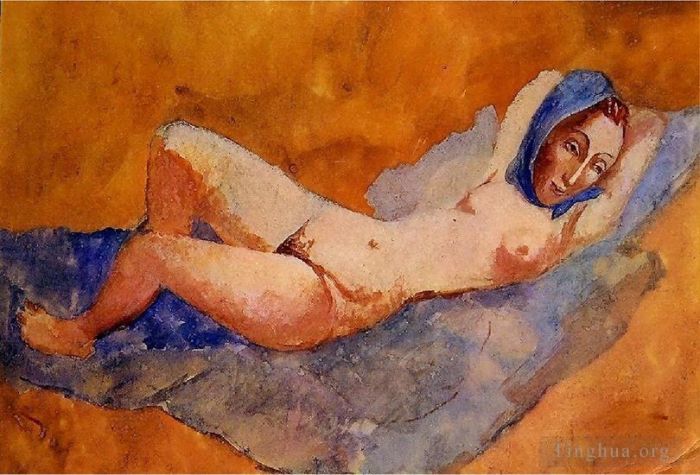 Pablo Picasso Andere Malerei - Nu couche Fernande 1906
