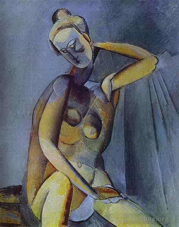 Pablo Picasso Andere Malerei - Akt 1909