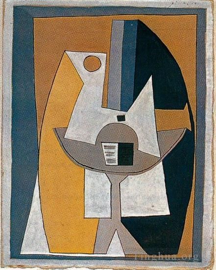 Pablo Picasso Andere Malerei - Partition sur un gueridon 1920