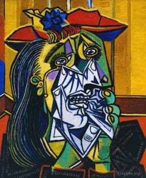 Zeitgenössische Malerei - Picasso weinende Frau