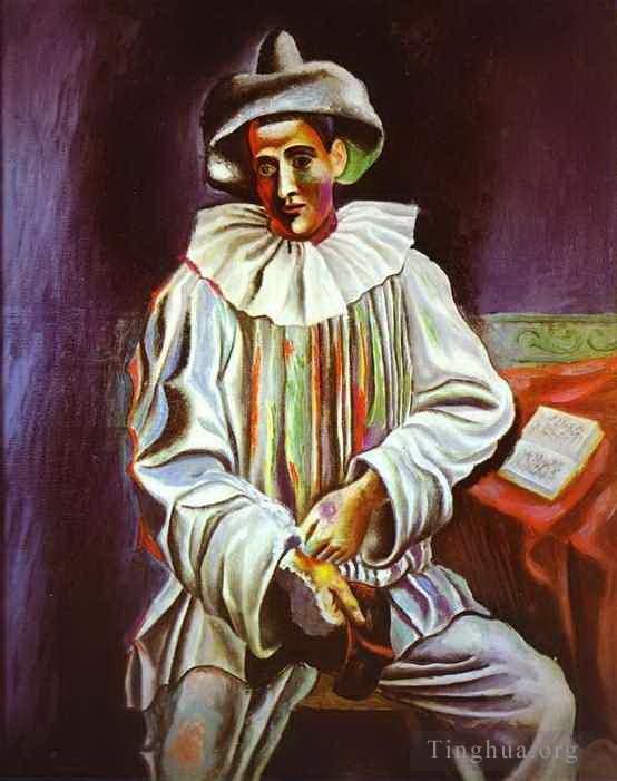 Pablo Picasso Andere Malerei - Pierrot 1918