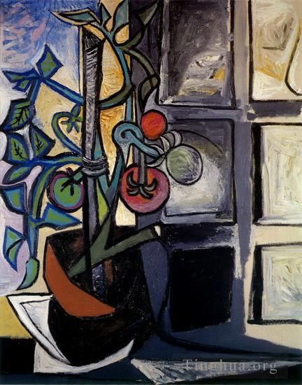 Pablo Picasso Andere Malerei - Plant de tomates 1944