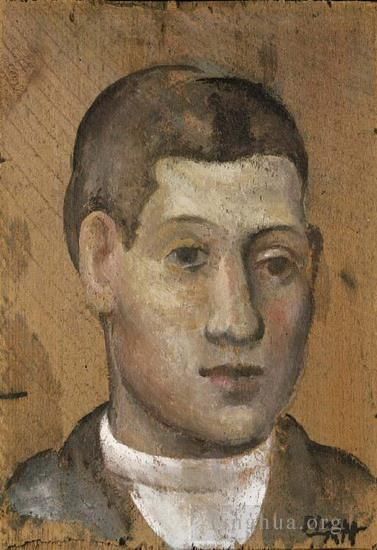 Pablo Picasso Andere Malerei - Porträt eines jungen Mannes 1915