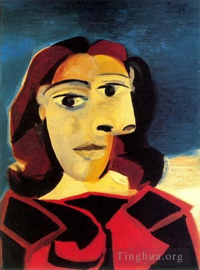 Pablo Picasso Andere Malerei - Porträt de Dora Maar 6 1937