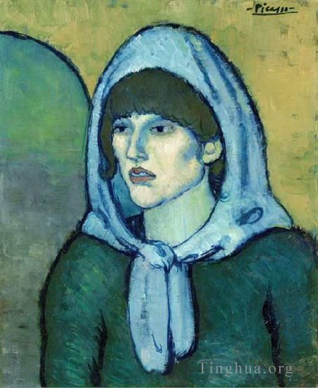 Pablo Picasso Andere Malerei - Porträt de Germaine 1902