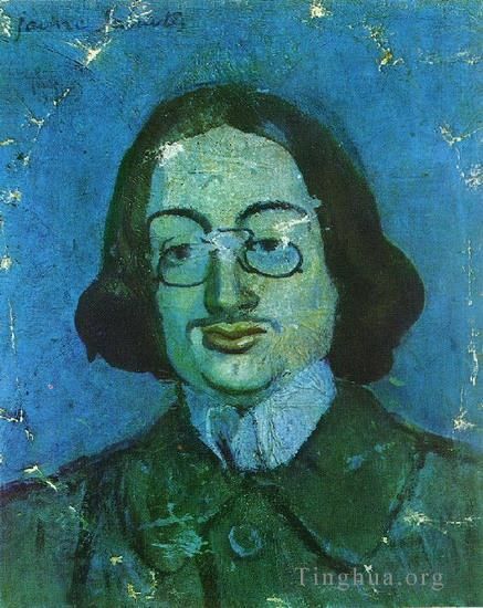 Pablo Picasso Andere Malerei - Porträt von Jaime Sabartes 1901