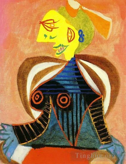 Pablo Picasso Andere Malerei - Porträt von Lee Miller al Arlesienne 1937