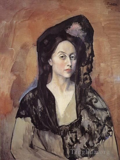 Pablo Picasso Andere Malerei - Porträt von Madame Benedetta Canals 1905