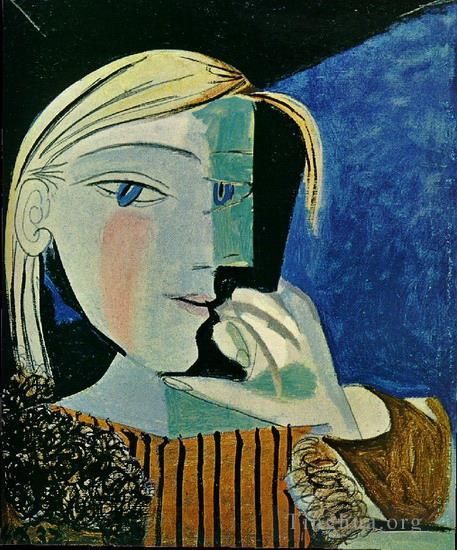 Pablo Picasso Andere Malerei - Porträt von Marie Therese 4 1937
