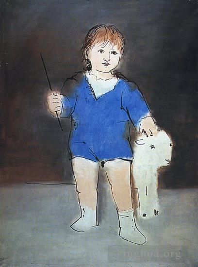 Pablo Picasso Andere Malerei - Porträt de Paulo 1922