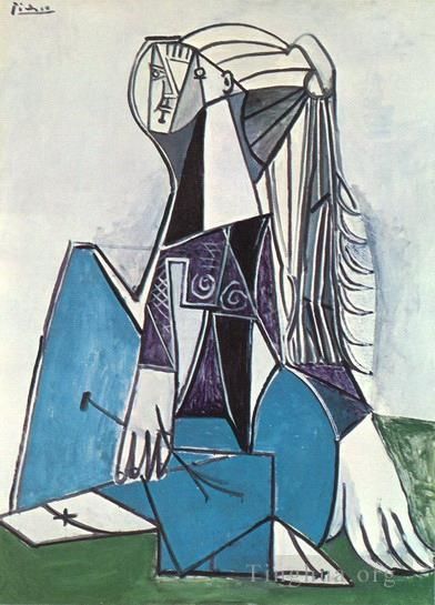 Pablo Picasso Andere Malerei - Porträt von Sylvette David 01954
