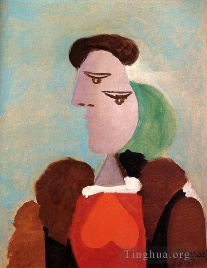 Pablo Picasso Andere Malerei - Porträt einer Frau 1937 2