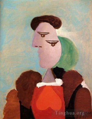 Zeitgenössische Malerei - Porträt einer Frau 1937 2