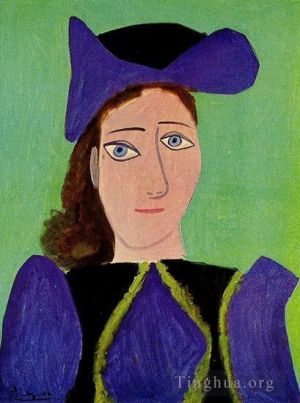 Zeitgenössische Malerei - Porträt der Frau Olga 1920