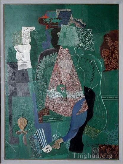 Pablo Picasso Andere Malerei - Portrait de jeune fille 1914