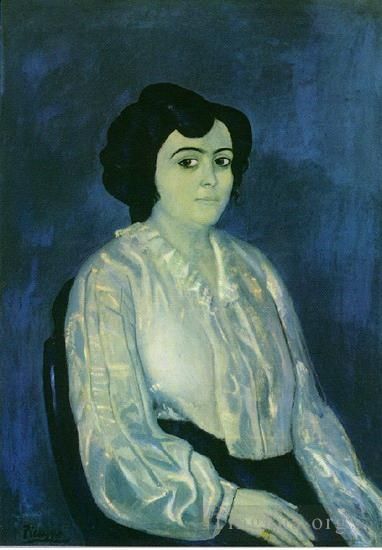 Pablo Picasso Andere Malerei - Porträt von Madame Soler 1903